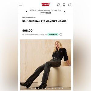 Levi's® Premium
501® ORIGINAL FIT WOMEN'S JEANS